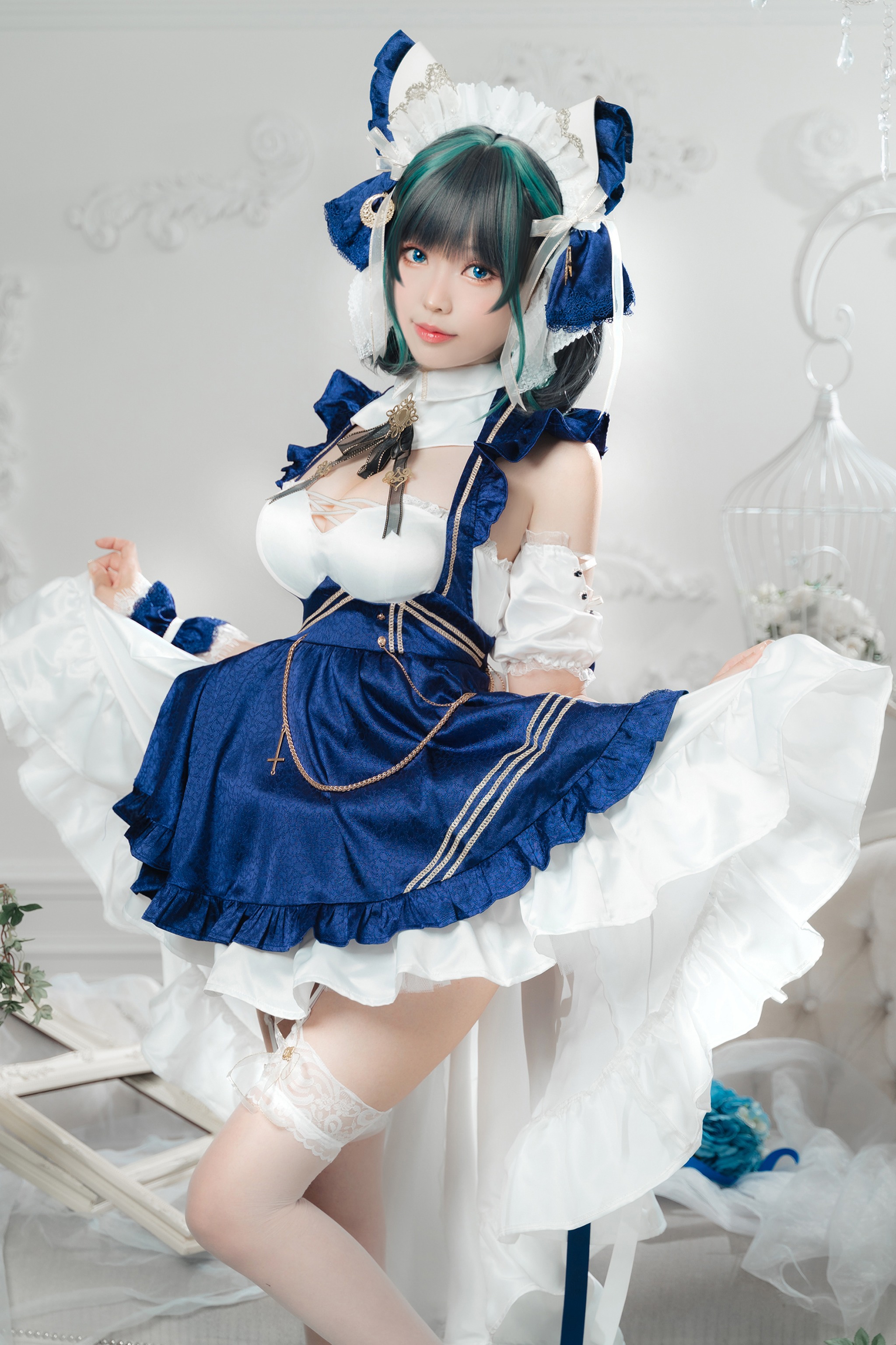 图片[1]-ElyEE子 – NO.092 Cheshire 柴郡 [70P]-XikXak